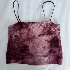 purple tie dye cami